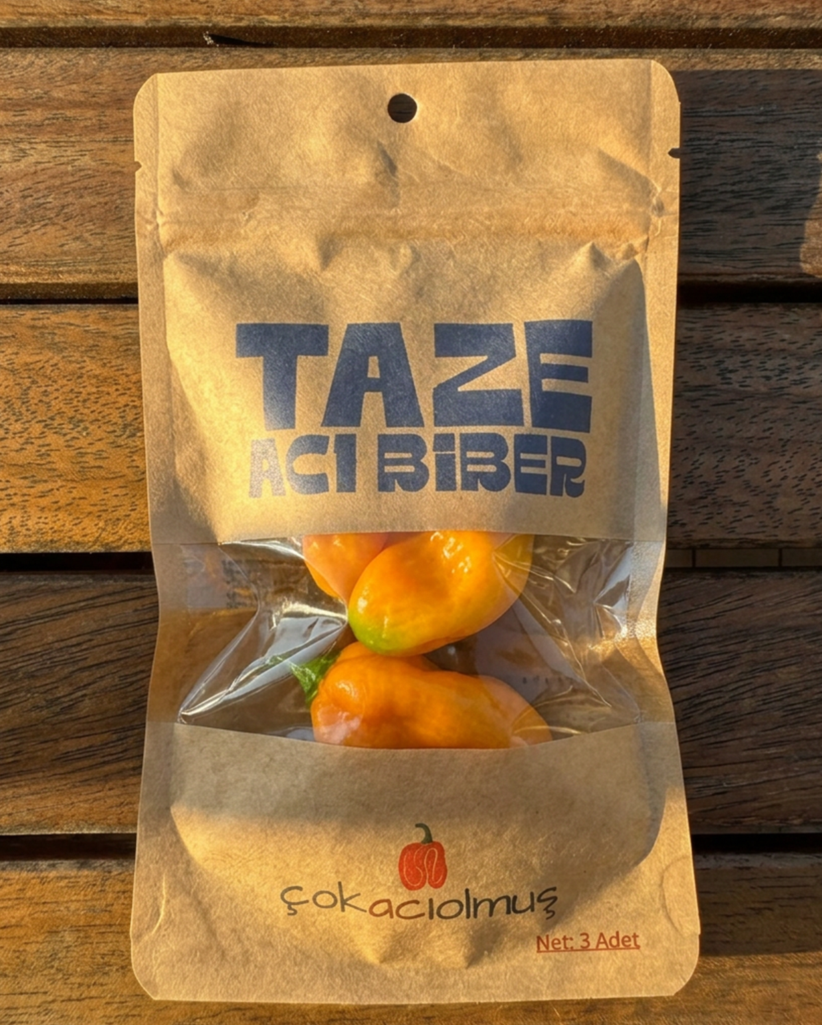 Taze Acı Biber - Habanero Peach