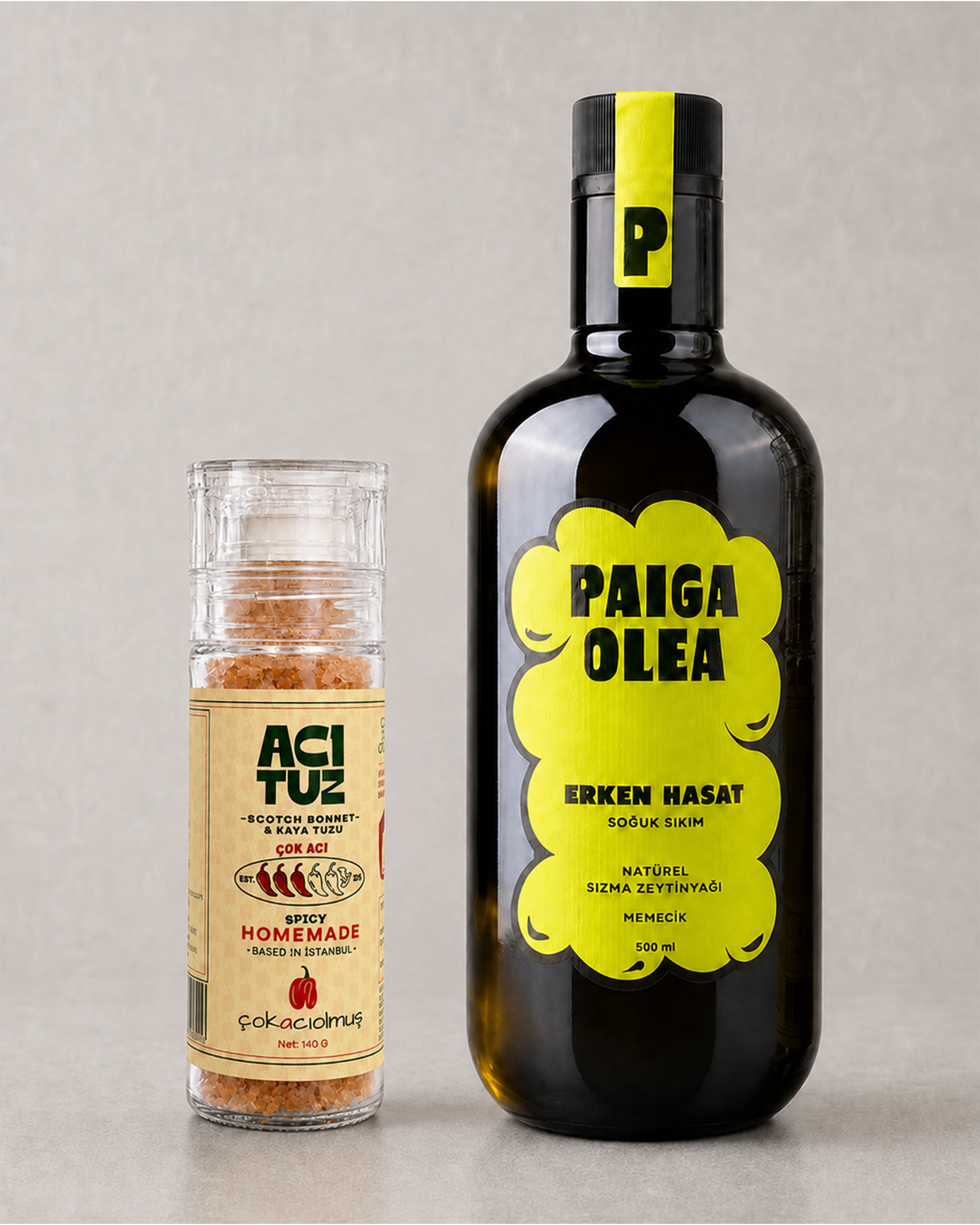 çokacıolmuş × Paiga Olea – Acı Tuz & Zeytinyağı Seti