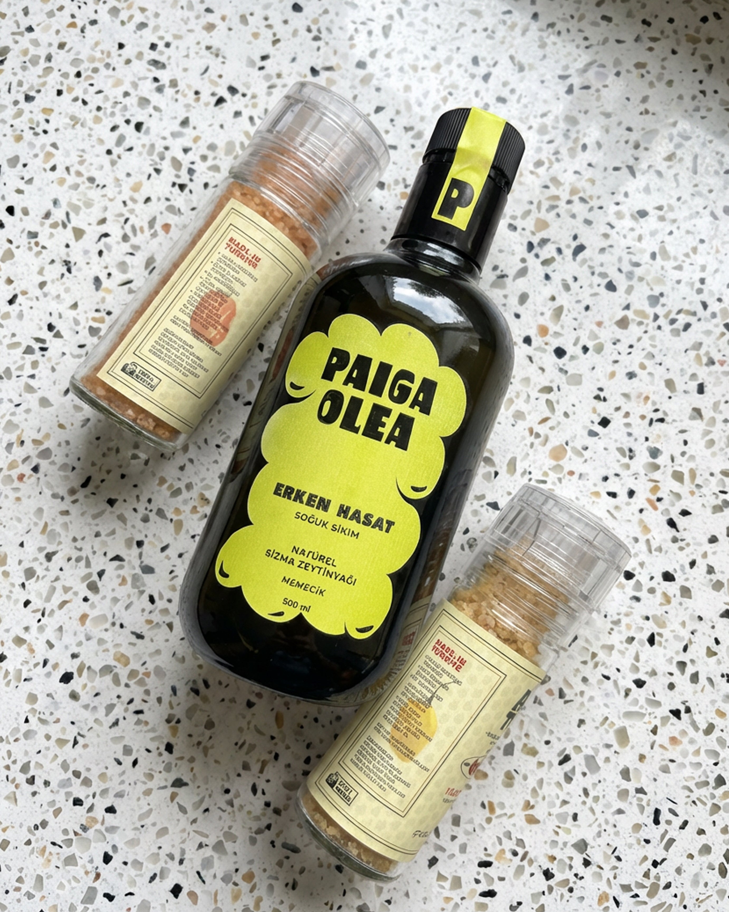 çokacıolmuş × Paiga Olea – Acı Tuz & Zeytinyağı Seti