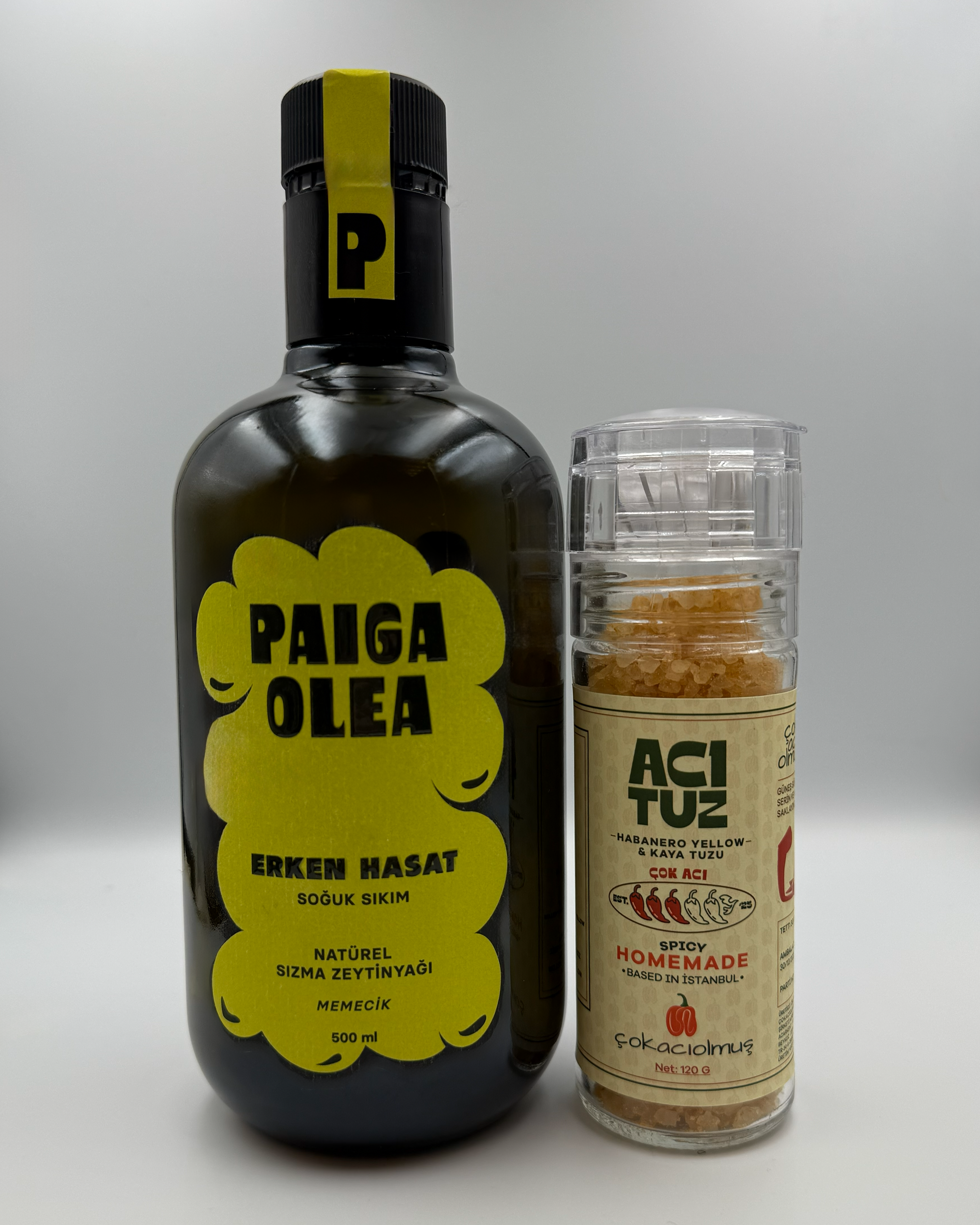 çokacıolmuş × Paiga Olea – Acı Tuz & Zeytinyağı Seti