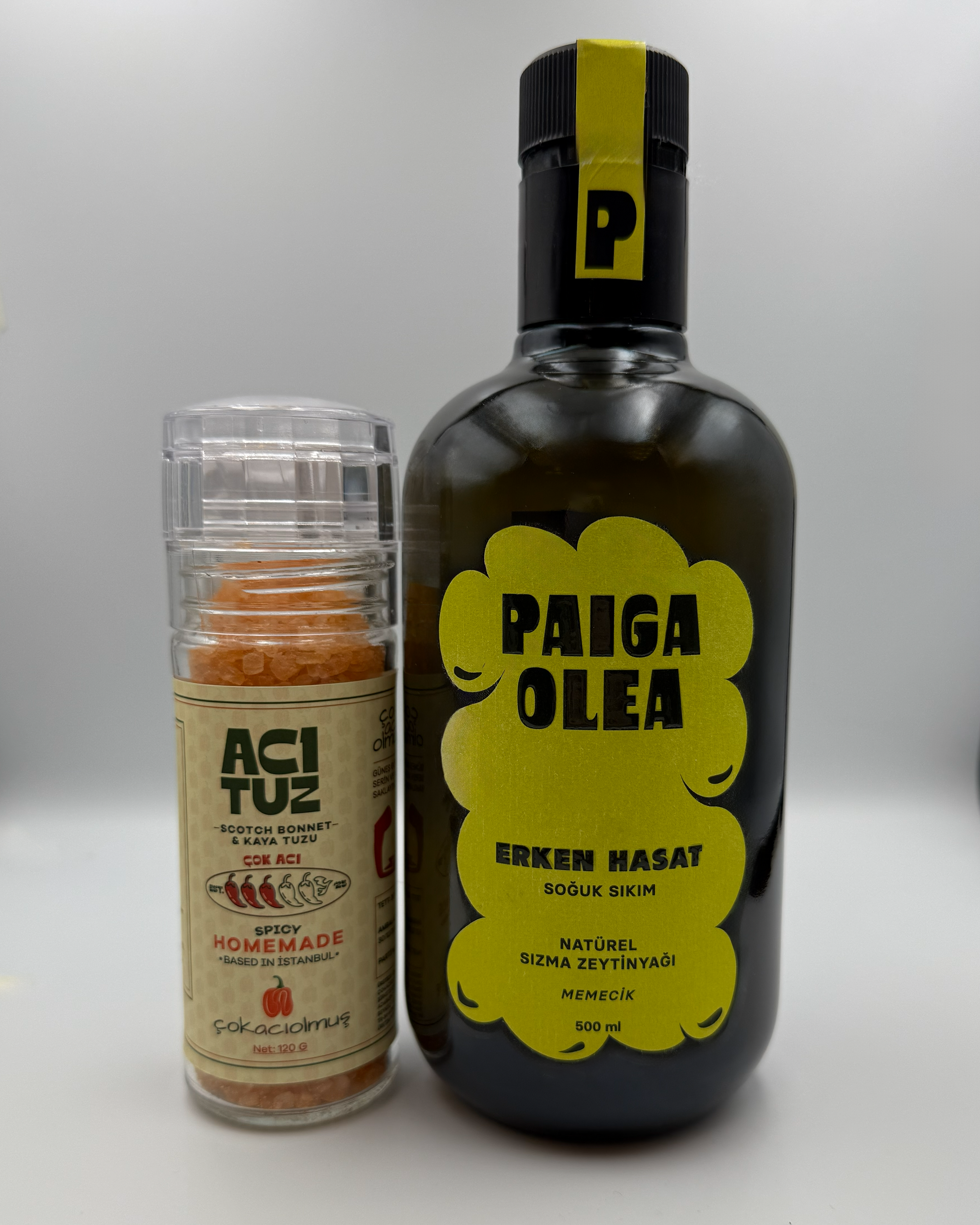 çokacıolmuş × Paiga Olea – Acı Tuz & Zeytinyağı Seti