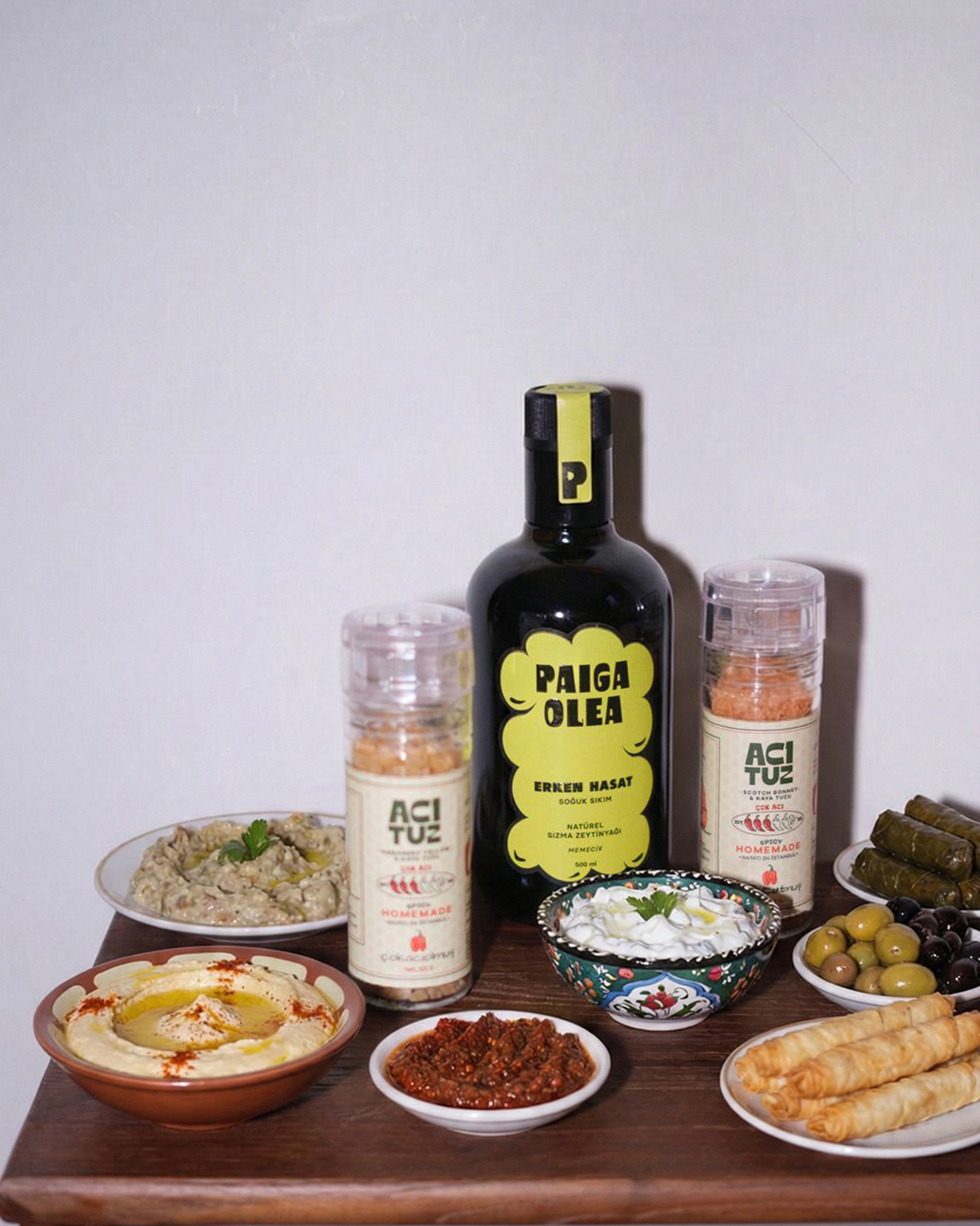 çokacıolmuş × Paiga Olea – Acı Tuz & Zeytinyağı Seti